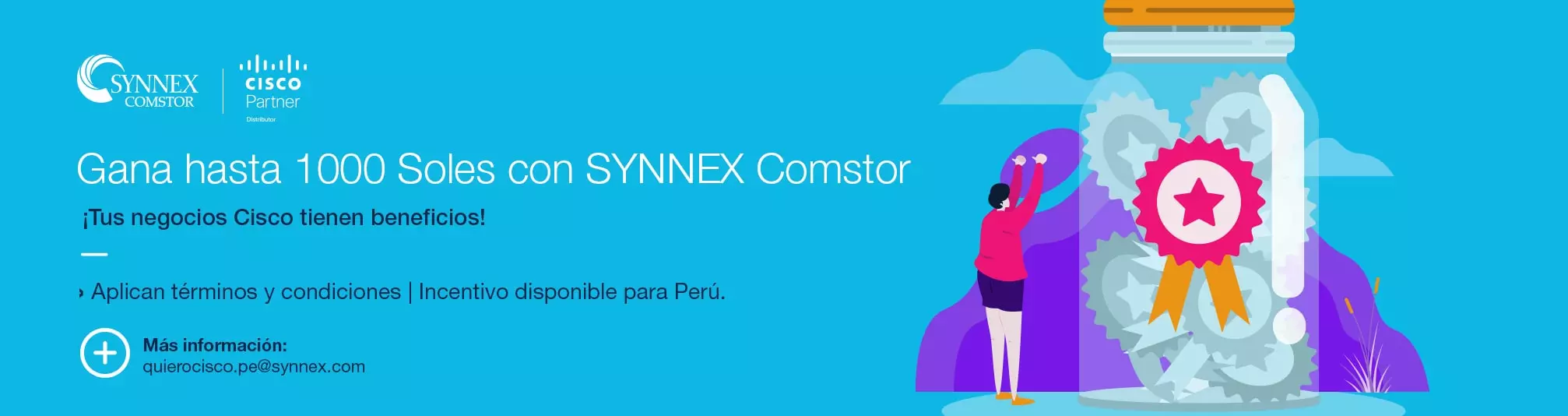 SYNNEX Comstor Express Peru - gana hasta 1000 soles con comstor